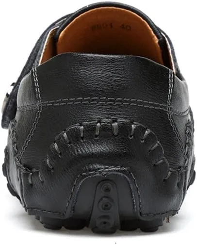 ChicWind Leather Handmade Driving Moccasins Slip On Loafers Boat Shoes