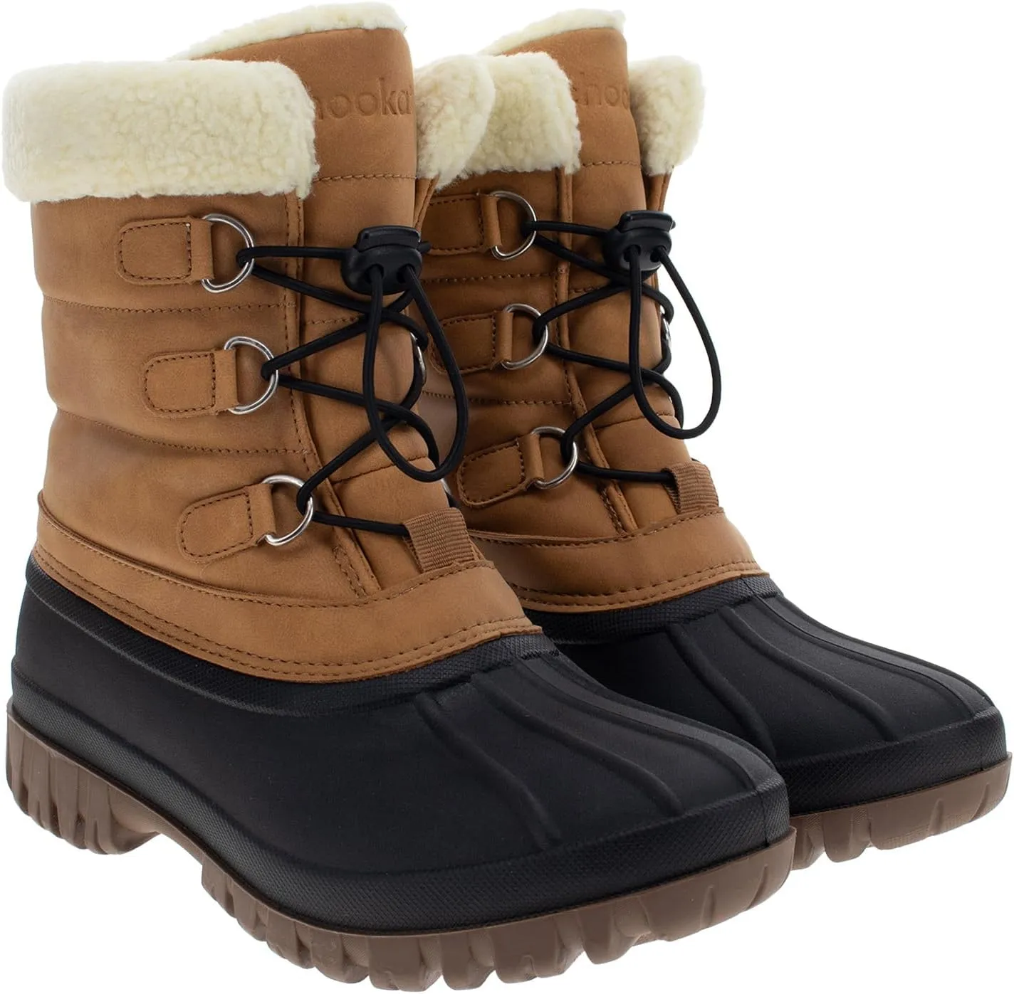 Chooka Women's Warm Insulated Plush Lined Waterproof Mid Calf Winter Snow Boots