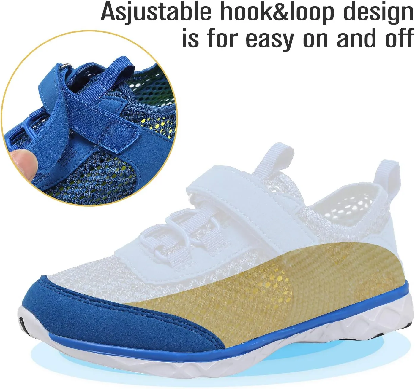 CIOR Boys & Girls Water Shoes Aqua Shoes Swim Shoes Athletic Sneakers Lightweight Sport Shoes(Toddler/Little Kid/Big Kid)