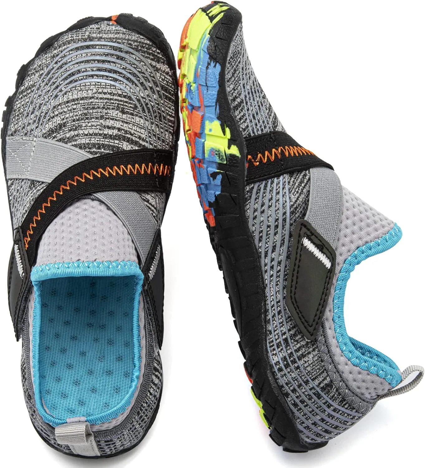 CIOR Kids Boys & Girls Water Shoes Sports Aqua Athletic Sneakers Lightweight Sport Fast Dry Shoes(Toddler/Little Kid/Big Kid)
