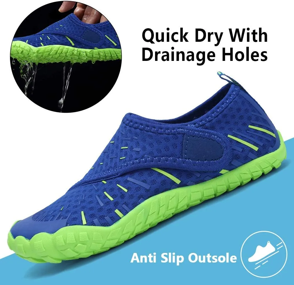 CIOR Kids Boys & Girls Water Shoes Sports Aqua Athletic Sneakers Lightweight Sport Fast Dry Shoes(Toddler/Little Kid/Big Kid)