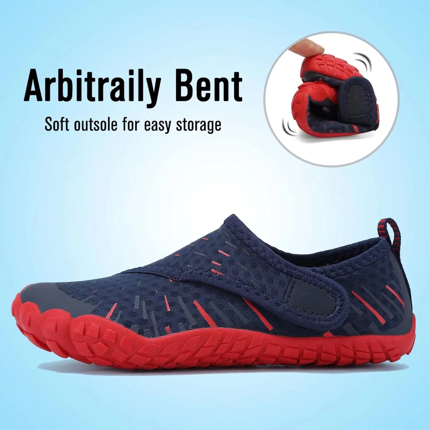 CIOR Kids Boys & Girls Water Shoes Sports Aqua Athletic Sneakers Lightweight Sport Fast Dry Shoes(Toddler/Little Kid/Big Kid)