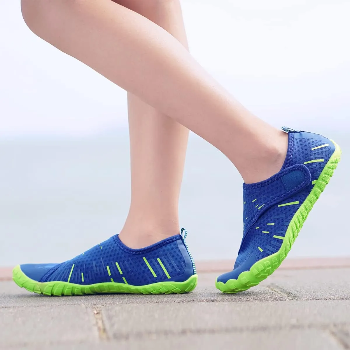 CIOR Kids Boys & Girls Water Shoes Sports Aqua Athletic Sneakers Lightweight Sport Fast Dry Shoes(Toddler/Little Kid/Big Kid)