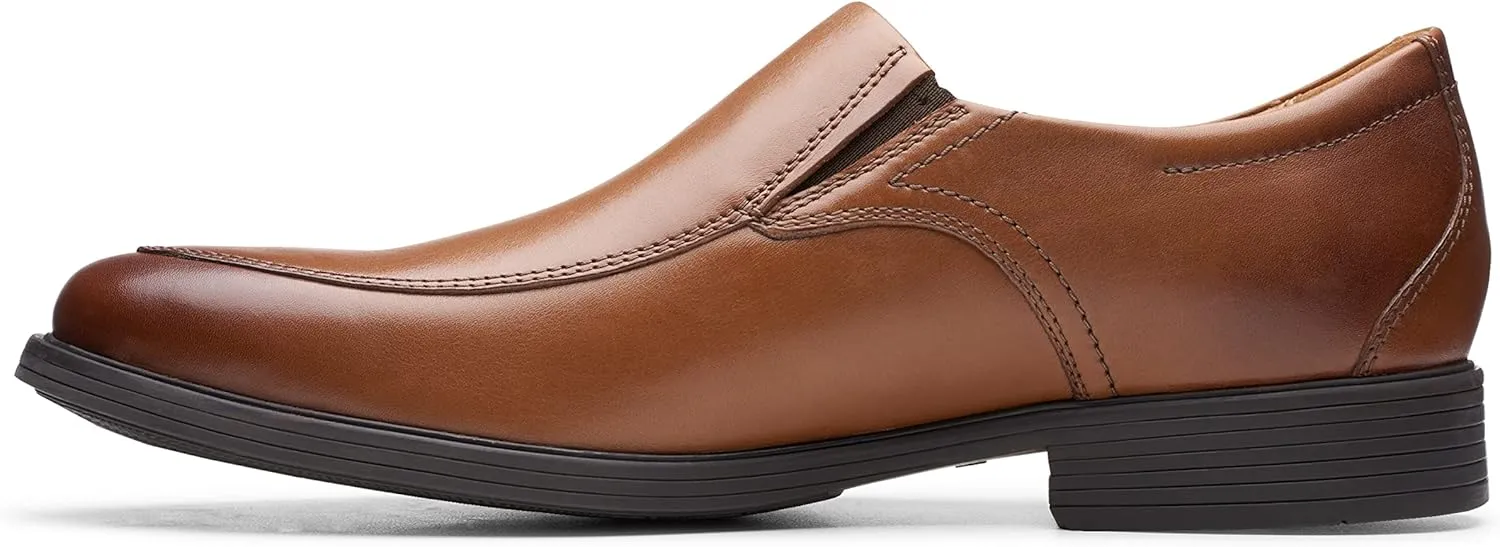 Clarks Mens Whiddon Step L:eather Leather Loafers