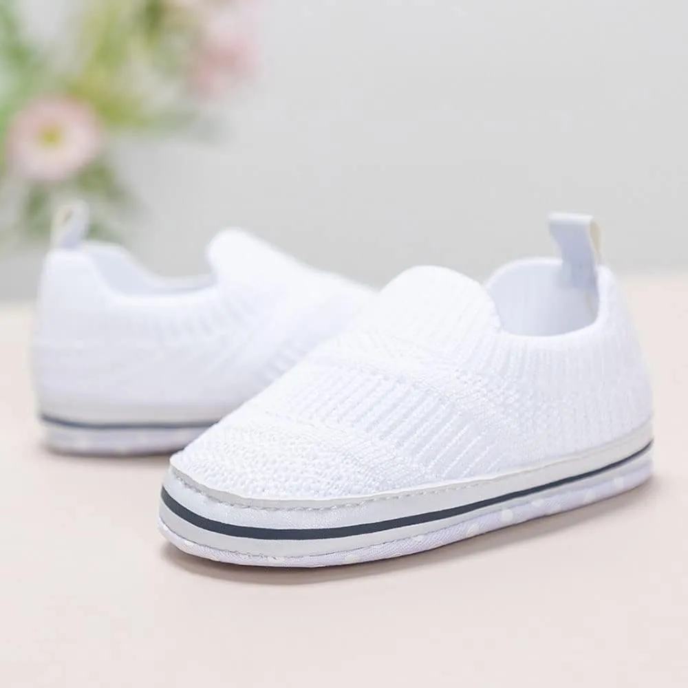 Clowora Unsex Baby Boys Girls Canvas First Walkers Shoes,Infant Non Slip Soft Sole Toddler Flat Lazy Loafers Sneaker