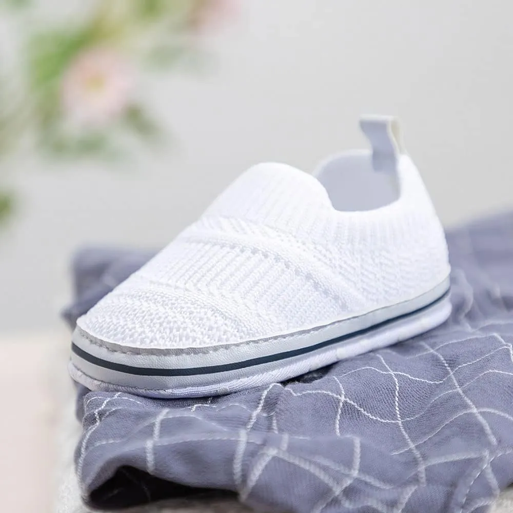 Clowora Unsex Baby Boys Girls Canvas First Walkers Shoes,Infant Non Slip Soft Sole Toddler Flat Lazy Loafers Sneaker