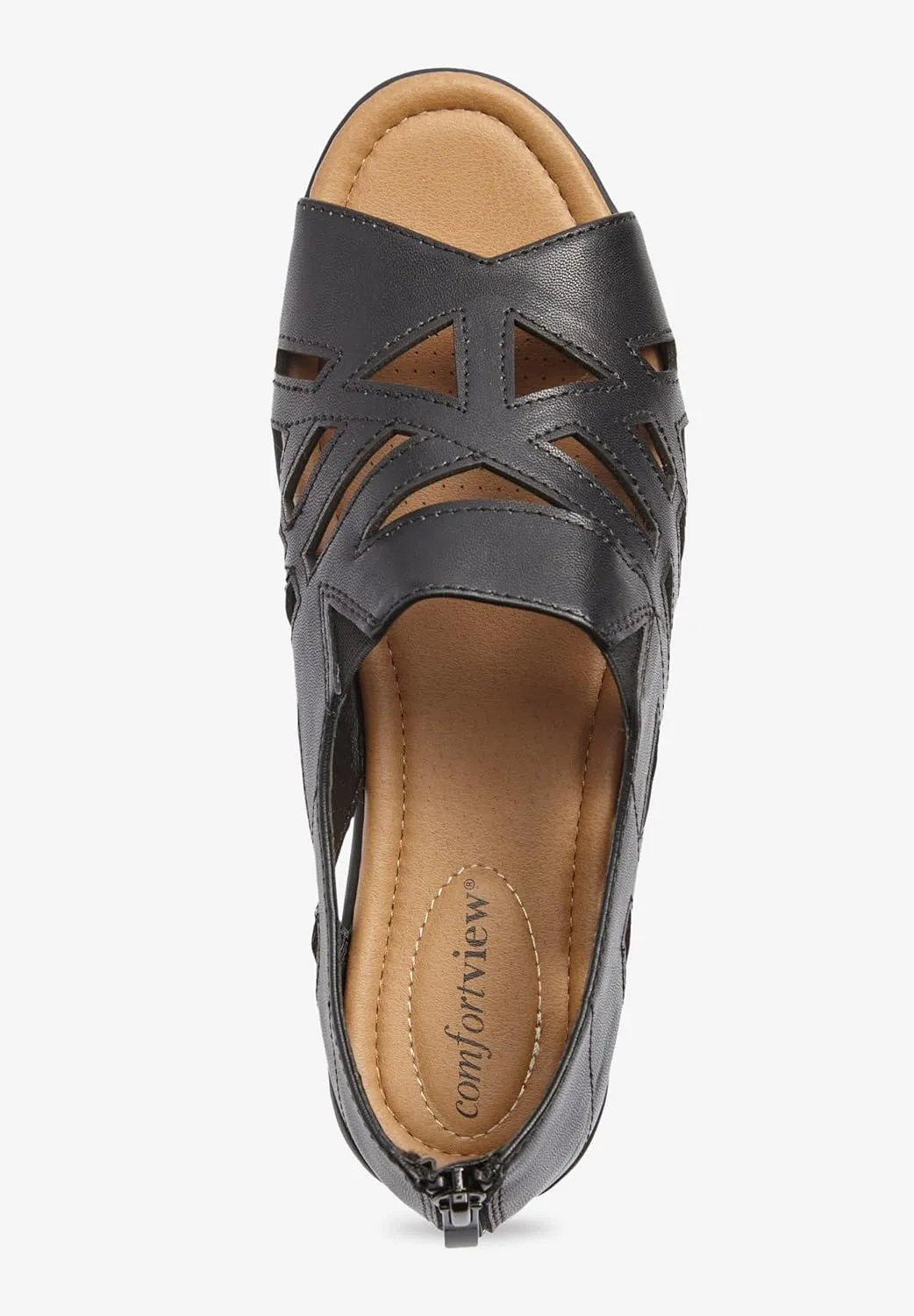 Comfortview Women's The Nyla Gladiator Sandal (Wide Widths Available)