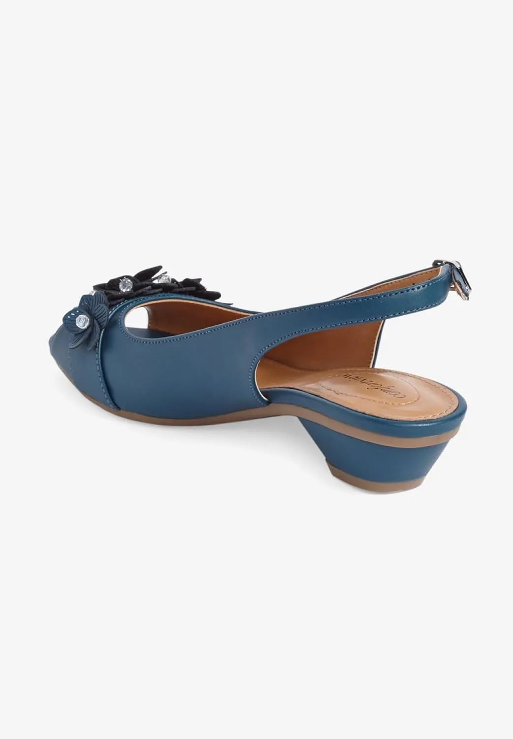 Comfortview Women's Wide Width The Rider Slingback