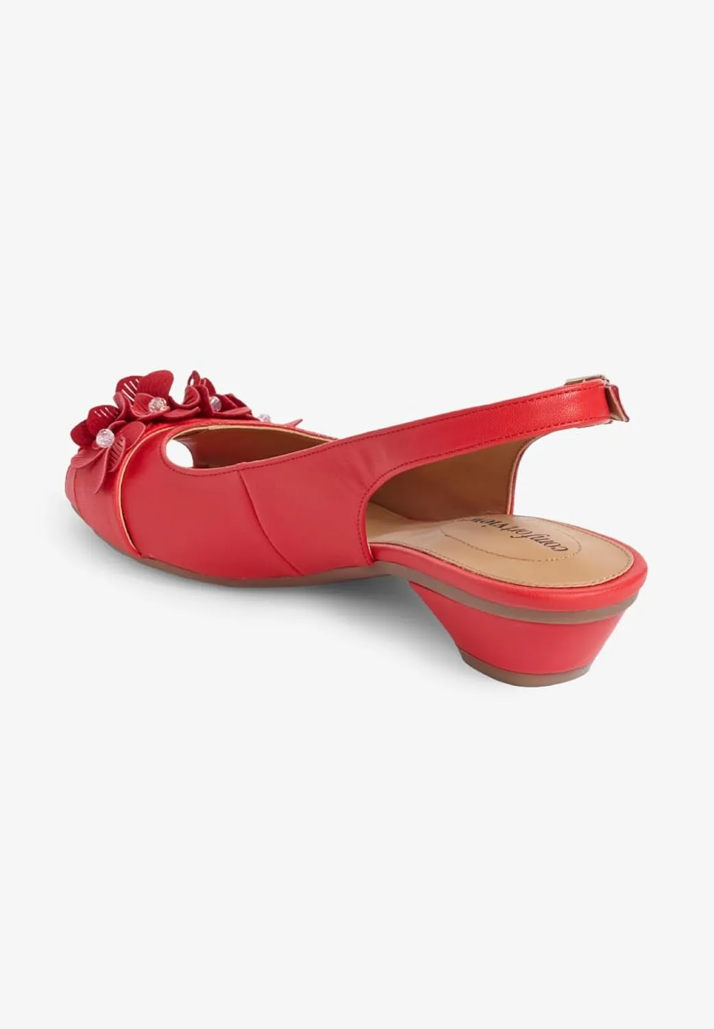 Comfortview Women's Wide Width The Rider Slingback