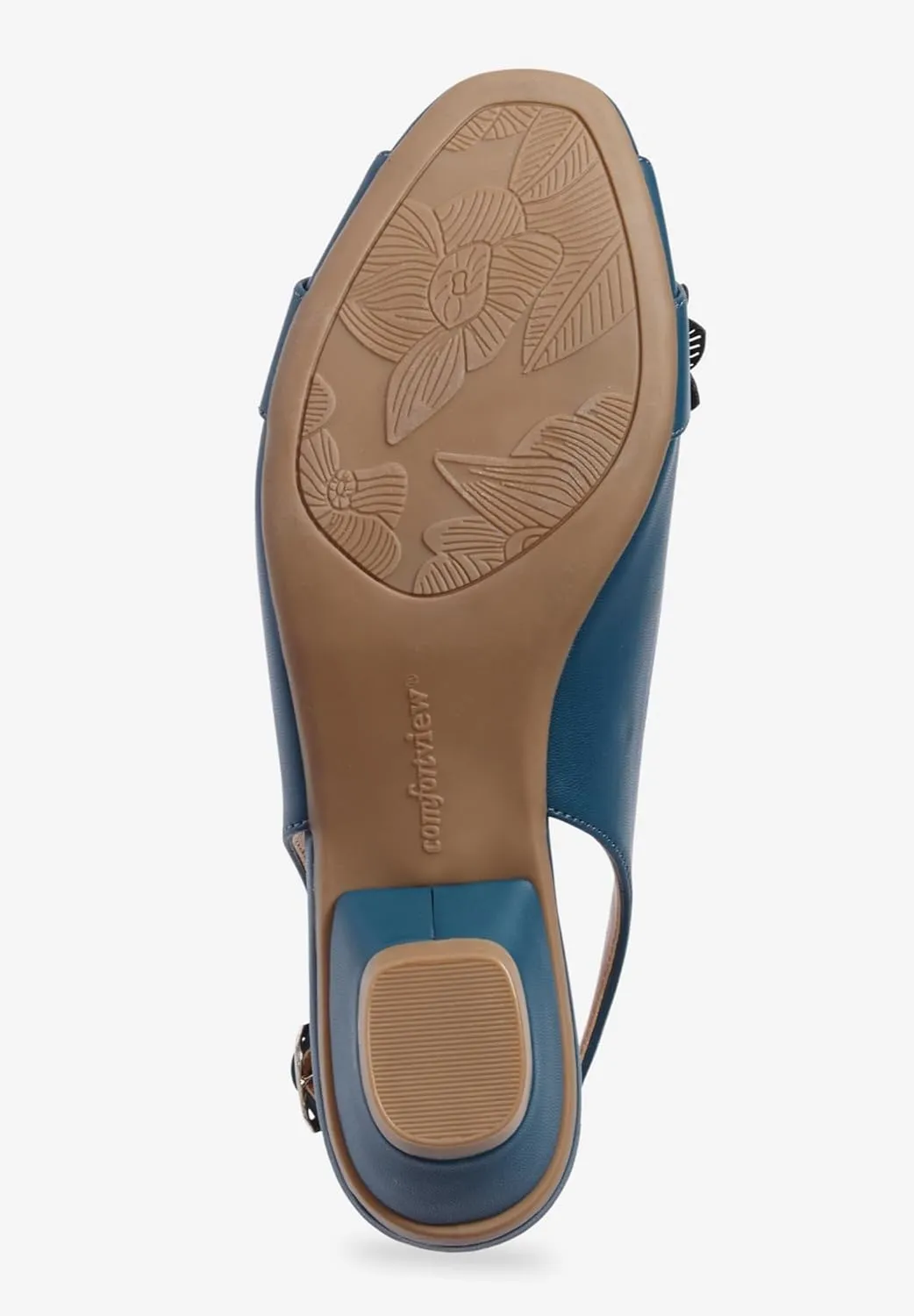 Comfortview Women's Wide Width The Rider Slingback