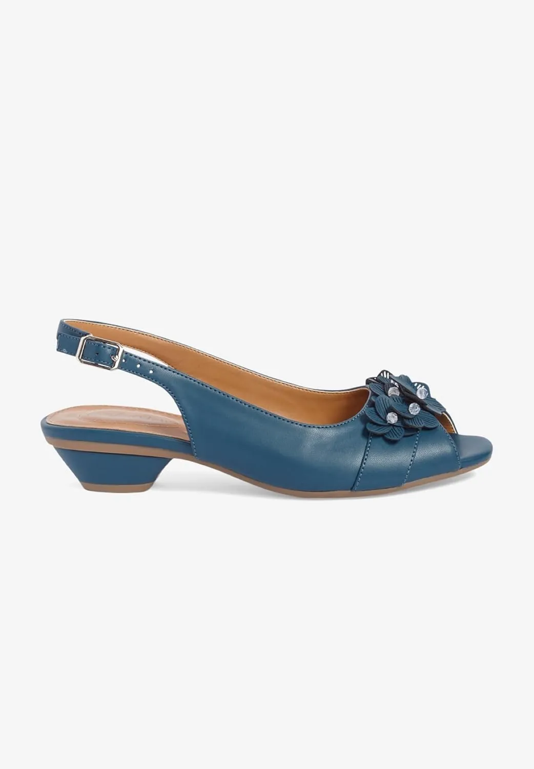 Comfortview Women's Wide Width The Rider Slingback