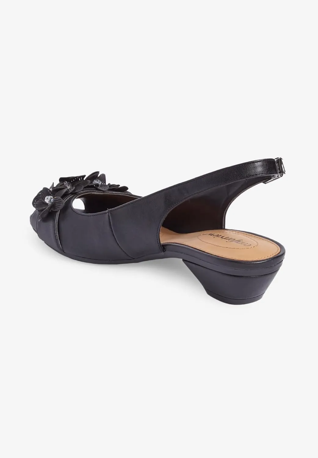 Comfortview Women's Wide Width The Rider Slingback
