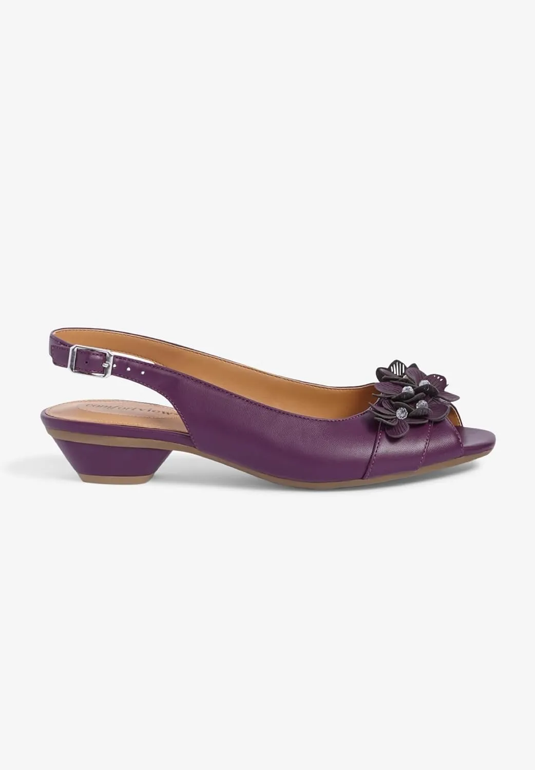 Comfortview Women's Wide Width The Rider Slingback