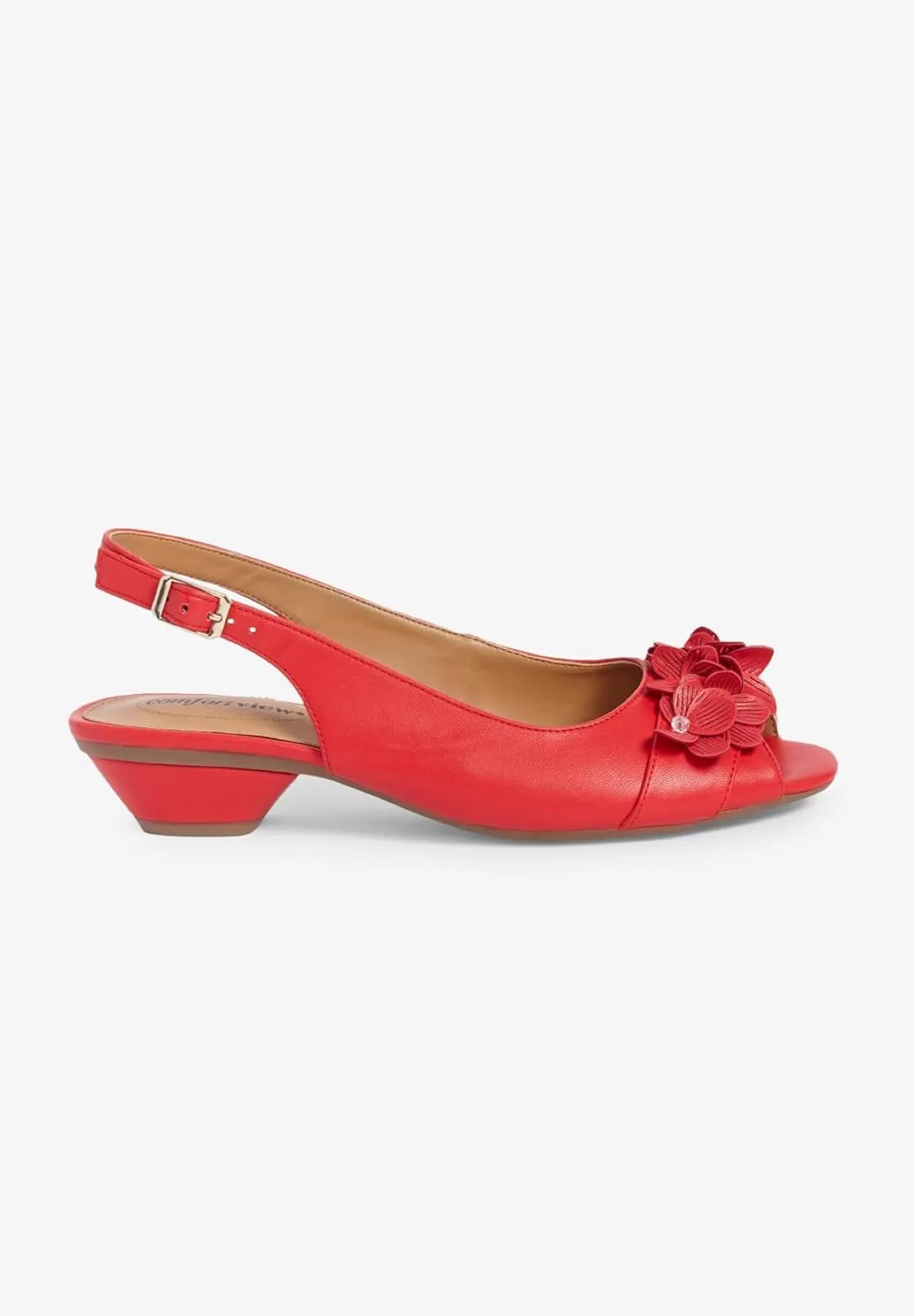 Comfortview Women's Wide Width The Rider Slingback
