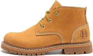 CONRAD Wheat Nubuck Work Boot Collection: Sturdy, Soft Toe, Slip-Resistant Safety Shoes for Men