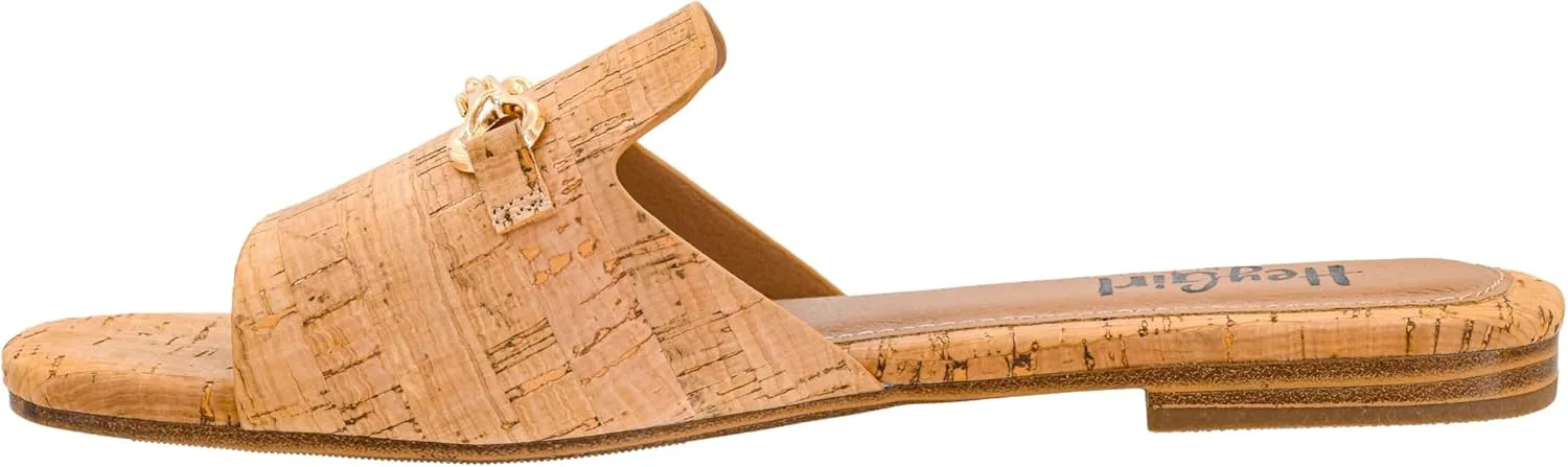 Corkys Footwear Women's Bit Of A Breeze Sandals - Comfort Meets Chic with Lightweight Feel, Lightly Cushioned Insoles, and a Simple Chain Detail Across Upper