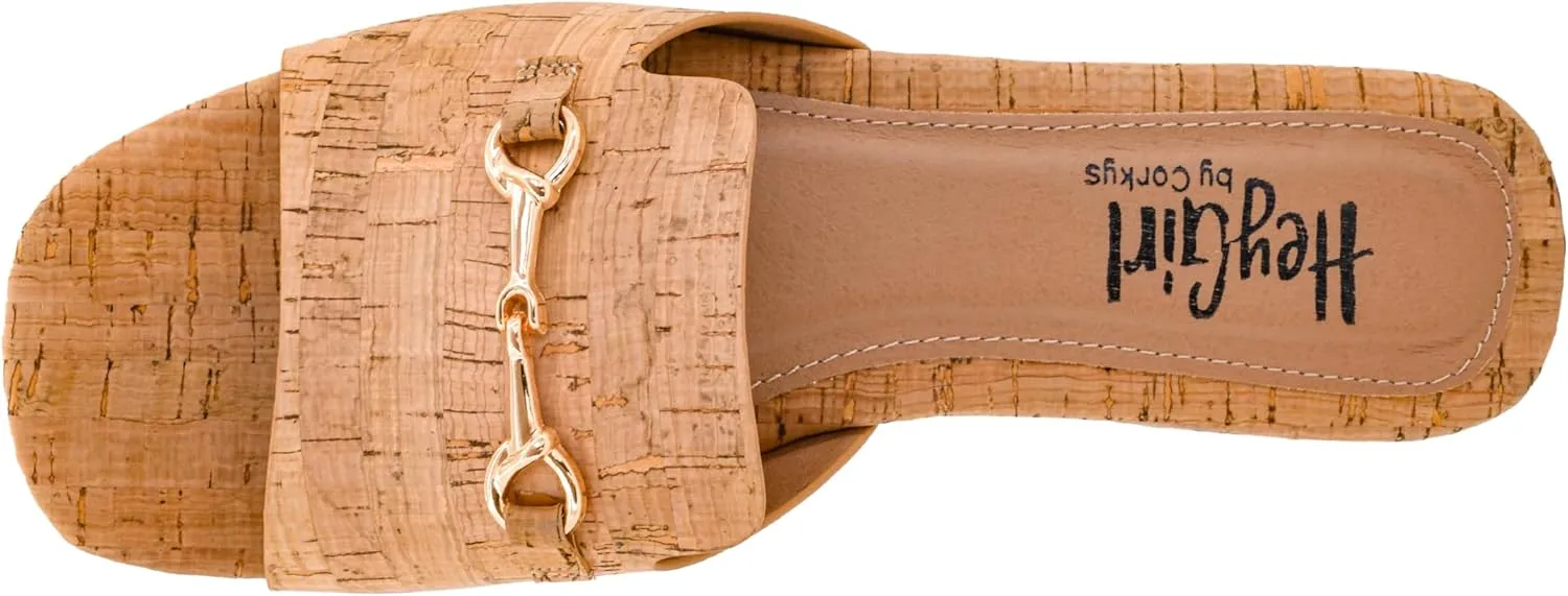 Corkys Footwear Women's Bit Of A Breeze Sandals - Comfort Meets Chic with Lightweight Feel, Lightly Cushioned Insoles, and a Simple Chain Detail Across Upper
