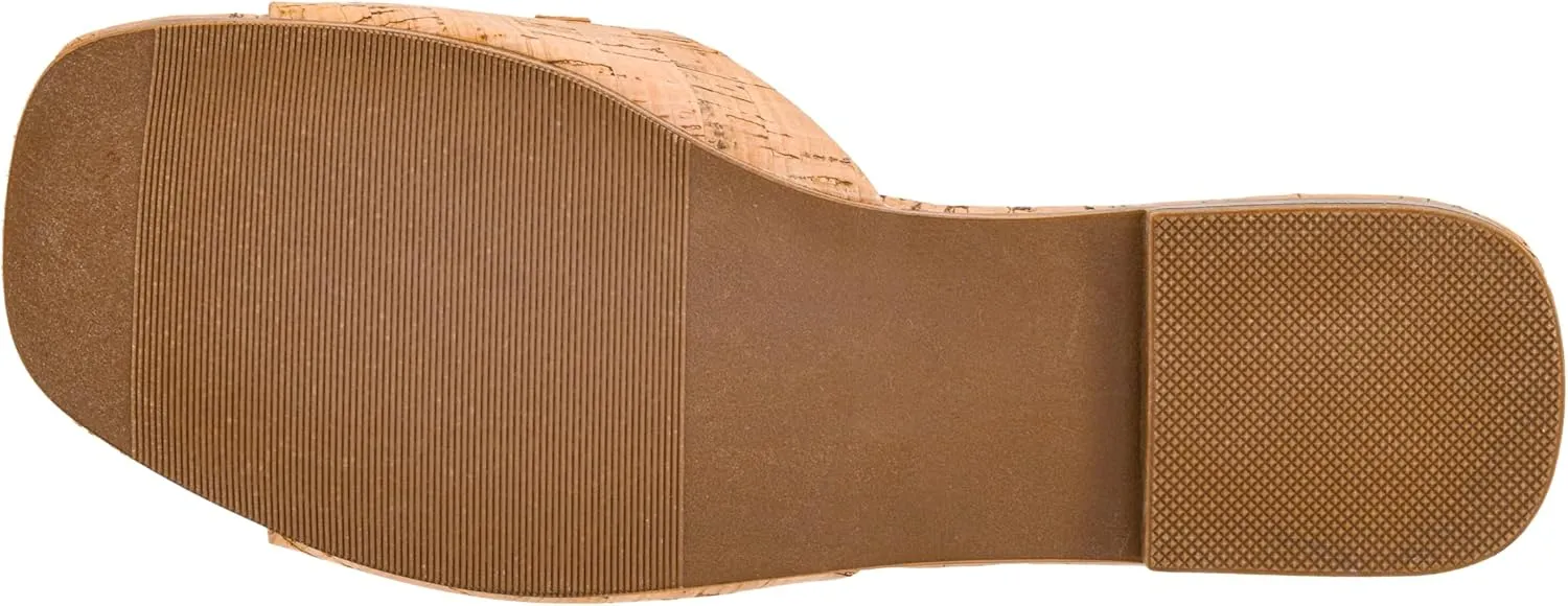 Corkys Footwear Women's Bit Of A Breeze Sandals - Comfort Meets Chic with Lightweight Feel, Lightly Cushioned Insoles, and a Simple Chain Detail Across Upper