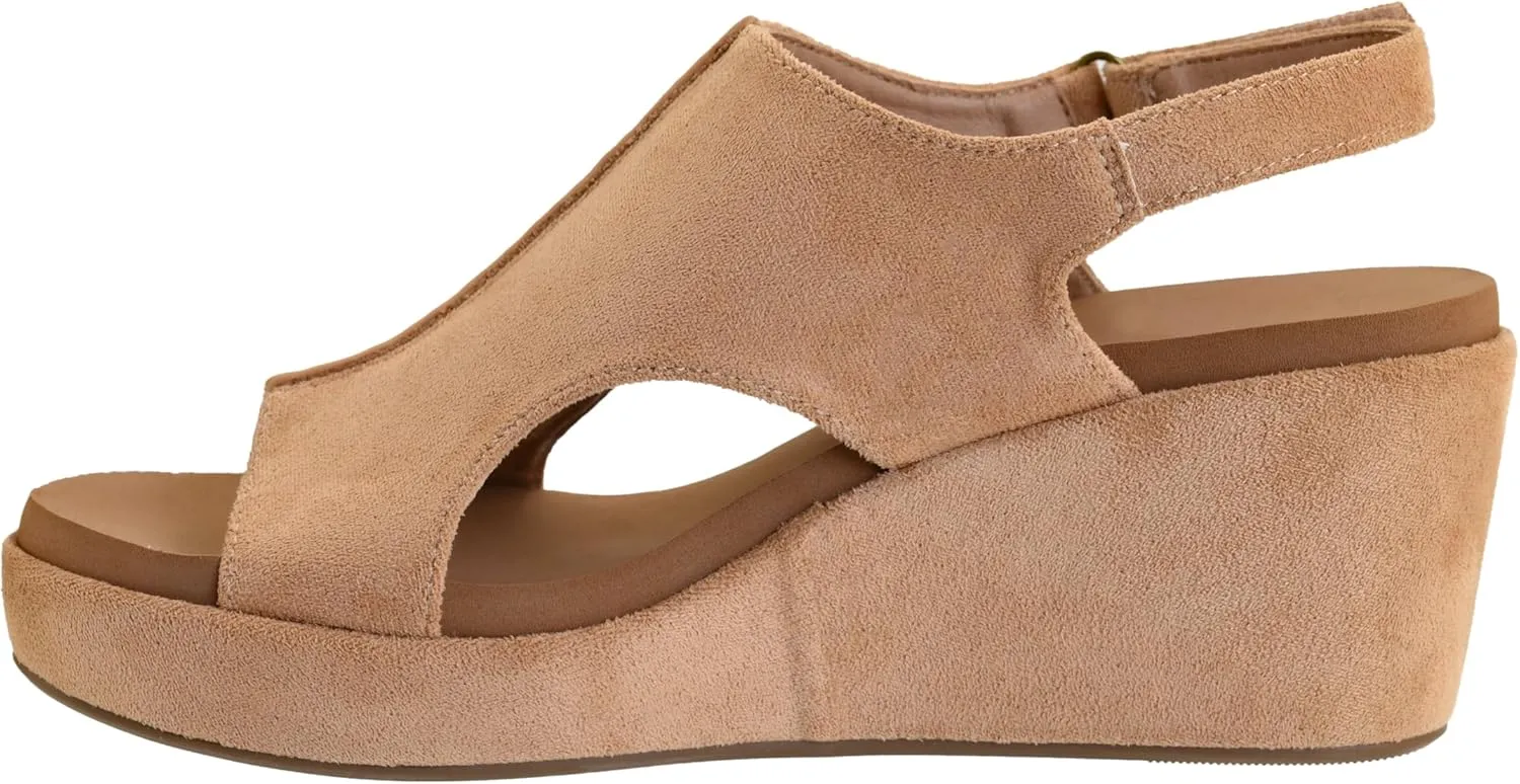Corkys Footwear Womens Carley Wedges, Featuring Corkys EVA Foam Cushioned Insoles, A 2.5 Inch Heel, Lightweight For All Day Wear, And Hook And Loop Closure
