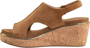 Corkys Footwear Womens Carley Wedges, Featuring Corkys EVA Foam Cushioned Insoles, A 2.5 Inch Heel, Lightweight For All Day Wear, And Hook And Loop Closure