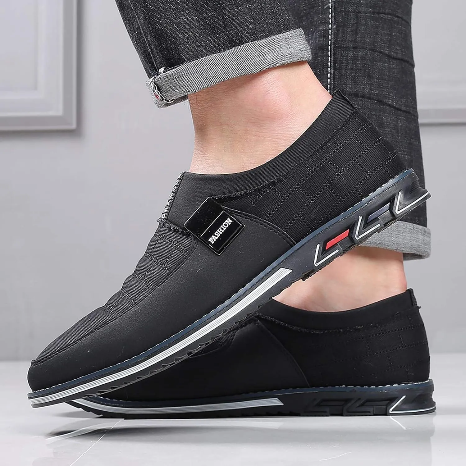 COSIDRAM Men Casual Shoes Fashion Business Luxury Dress Shoes Office Loafers Flats Sneakers for Male