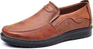 COSIDRAM Mens Loafers Casual Shoes Slip on Comfort Soft Breathable Daily Flats Non Slip Driving Shoes