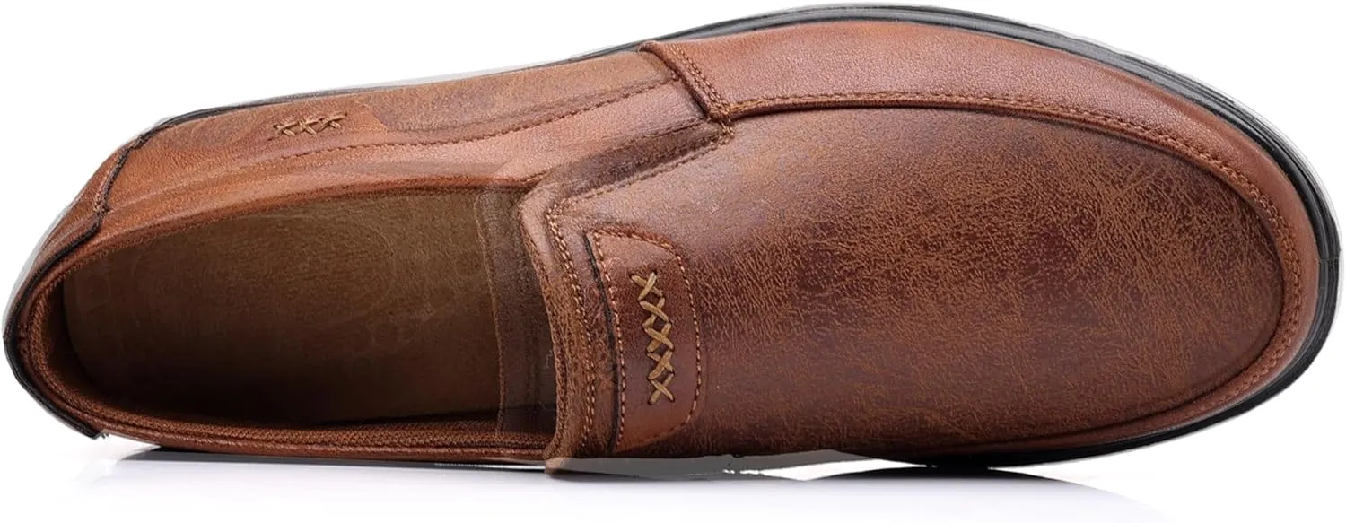 COSIDRAM Mens Loafers Casual Shoes Slip on Comfort Soft Breathable Daily Flats Non Slip Driving Shoes