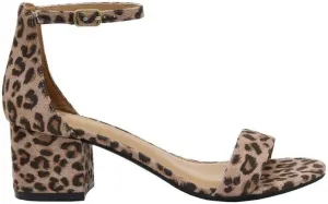 CUSHIONAIRE Women's Alba one band mid block heel sandal  Memory Foam, Wide Widths Available