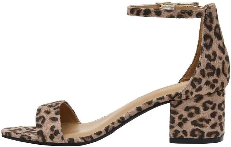 CUSHIONAIRE Women's Alba one band mid block heel sandal  Memory Foam, Wide Widths Available