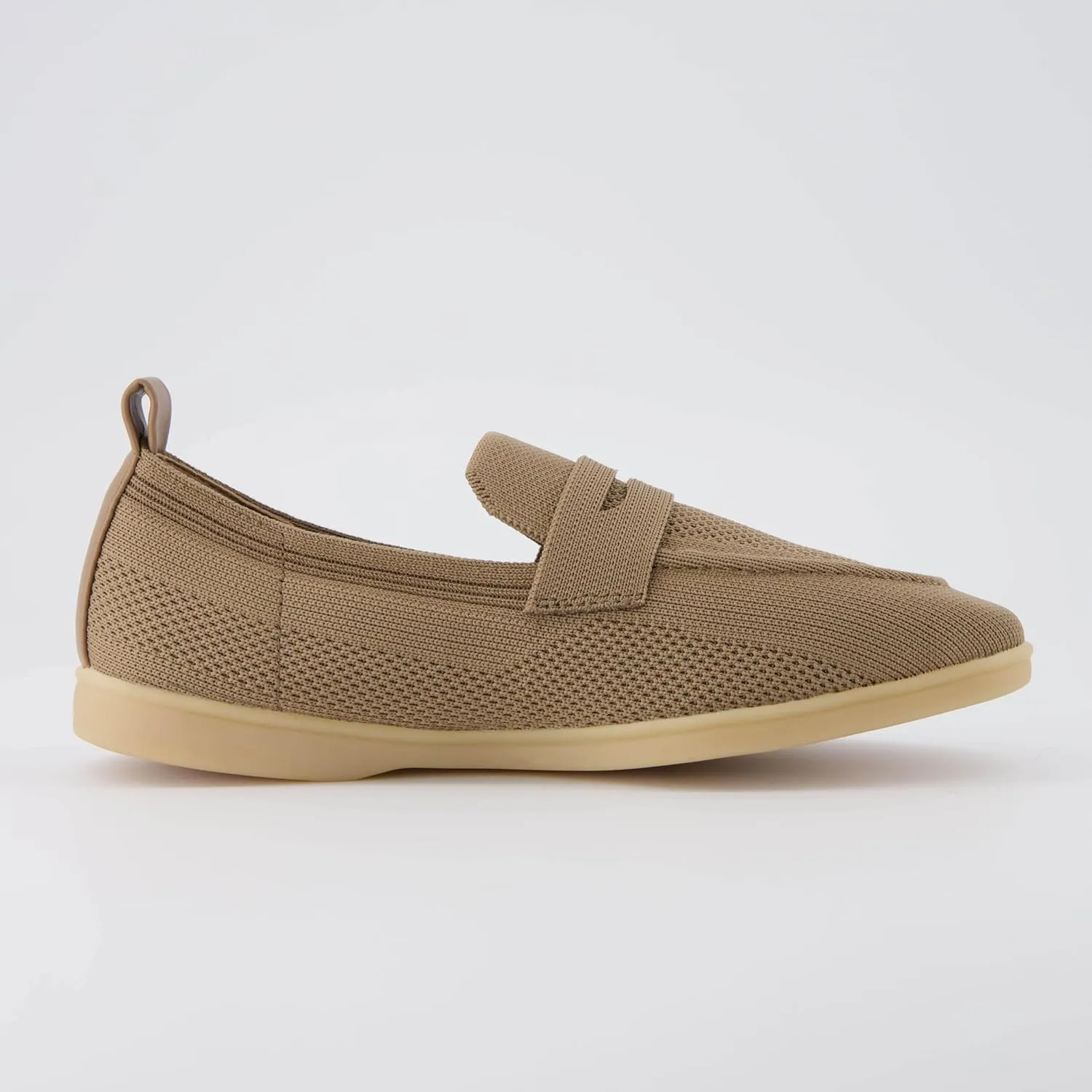 CUSHIONAIRE Women's Jupiter Knit Loafer with  Memory Foam and Wide Widths Available