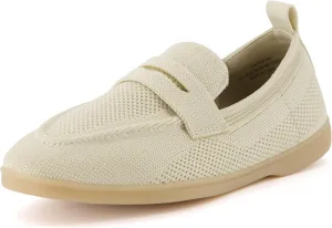 CUSHIONAIRE Women's Jupiter Knit Loafer with  Memory Foam and Wide Widths Available