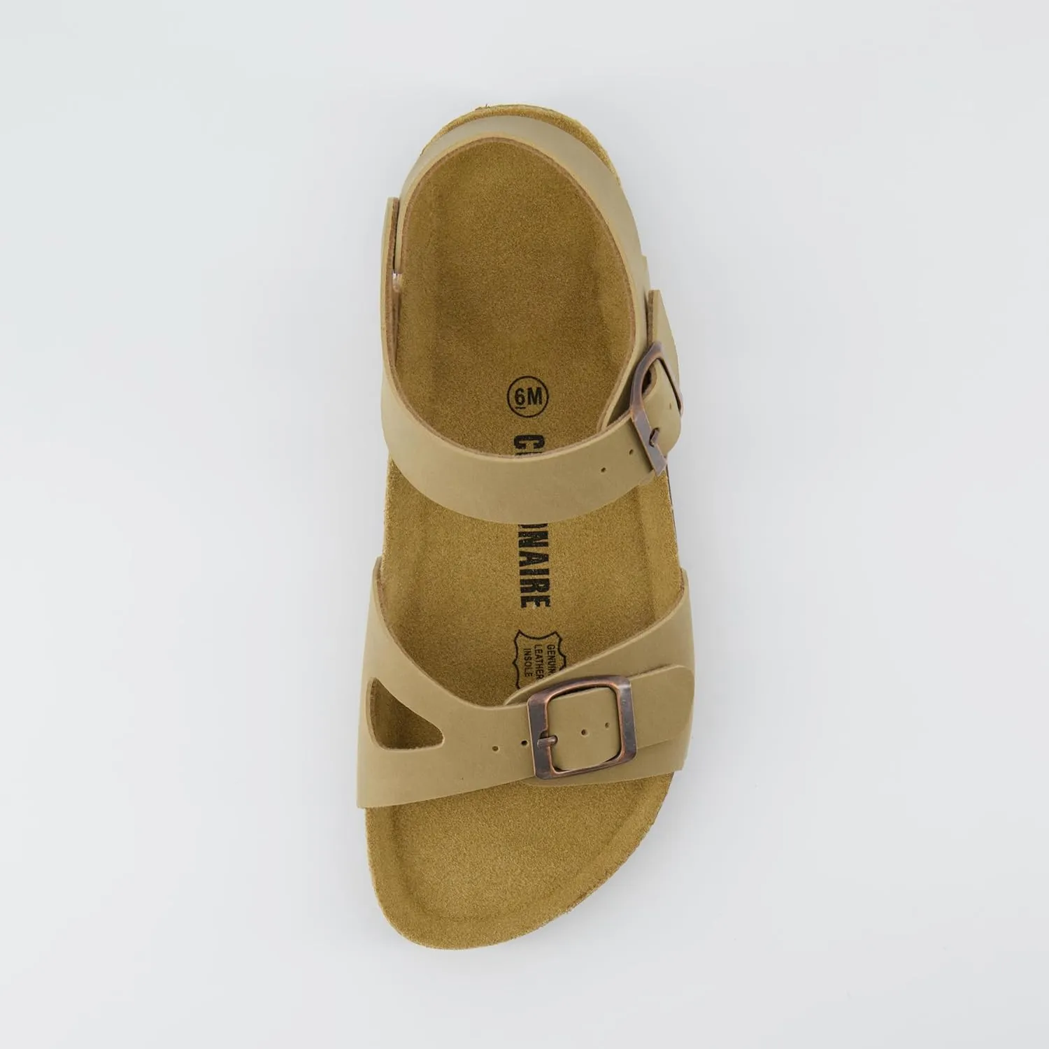 CUSHIONAIRE Women's Lauri Cork footbed Sandal with  Comfort