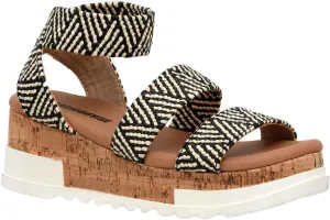 CUSHIONAIRE Women's Naomi Cork Wedge Sandal  Wide Widths Available