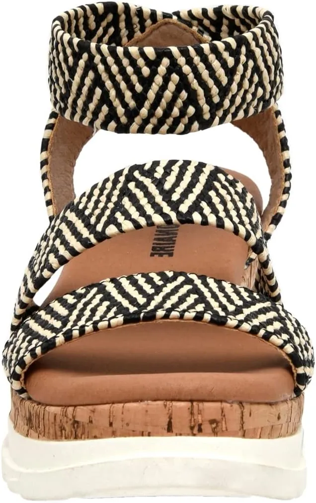 CUSHIONAIRE Women's Naomi Cork Wedge Sandal  Wide Widths Available
