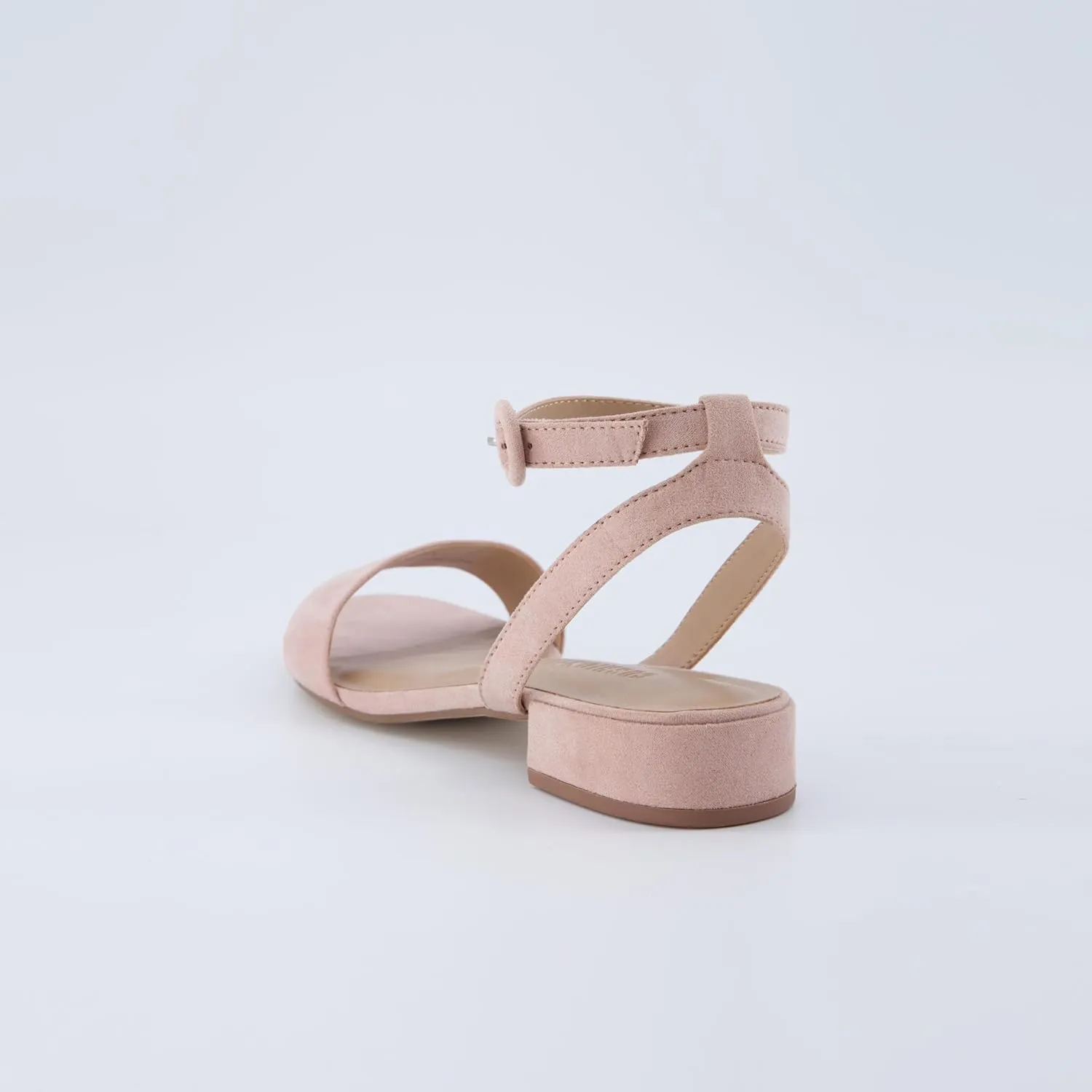CUSHIONAIRE Women's Nila one band low block heel sandal  Wide Widths Available