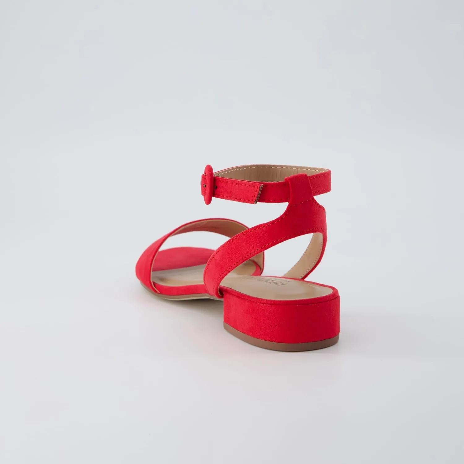 CUSHIONAIRE Women's Nila one band low block heel sandal  Wide Widths Available