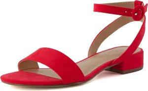 CUSHIONAIRE Women's Nila one band low block heel sandal  Wide Widths Available