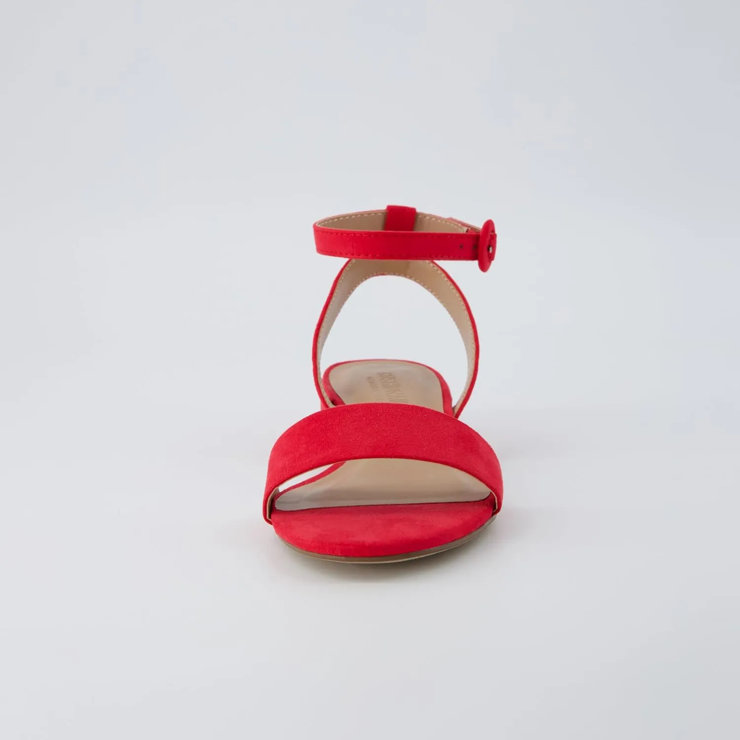 CUSHIONAIRE Women's Nila one band low block heel sandal  Wide Widths Available