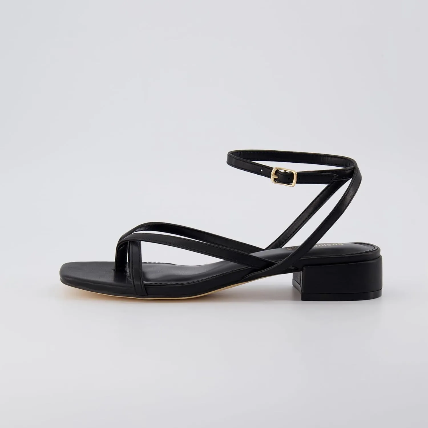 CUSHIONAIRE Women's Novella low block heel sandal  Memory Foam and Wide Widths Available