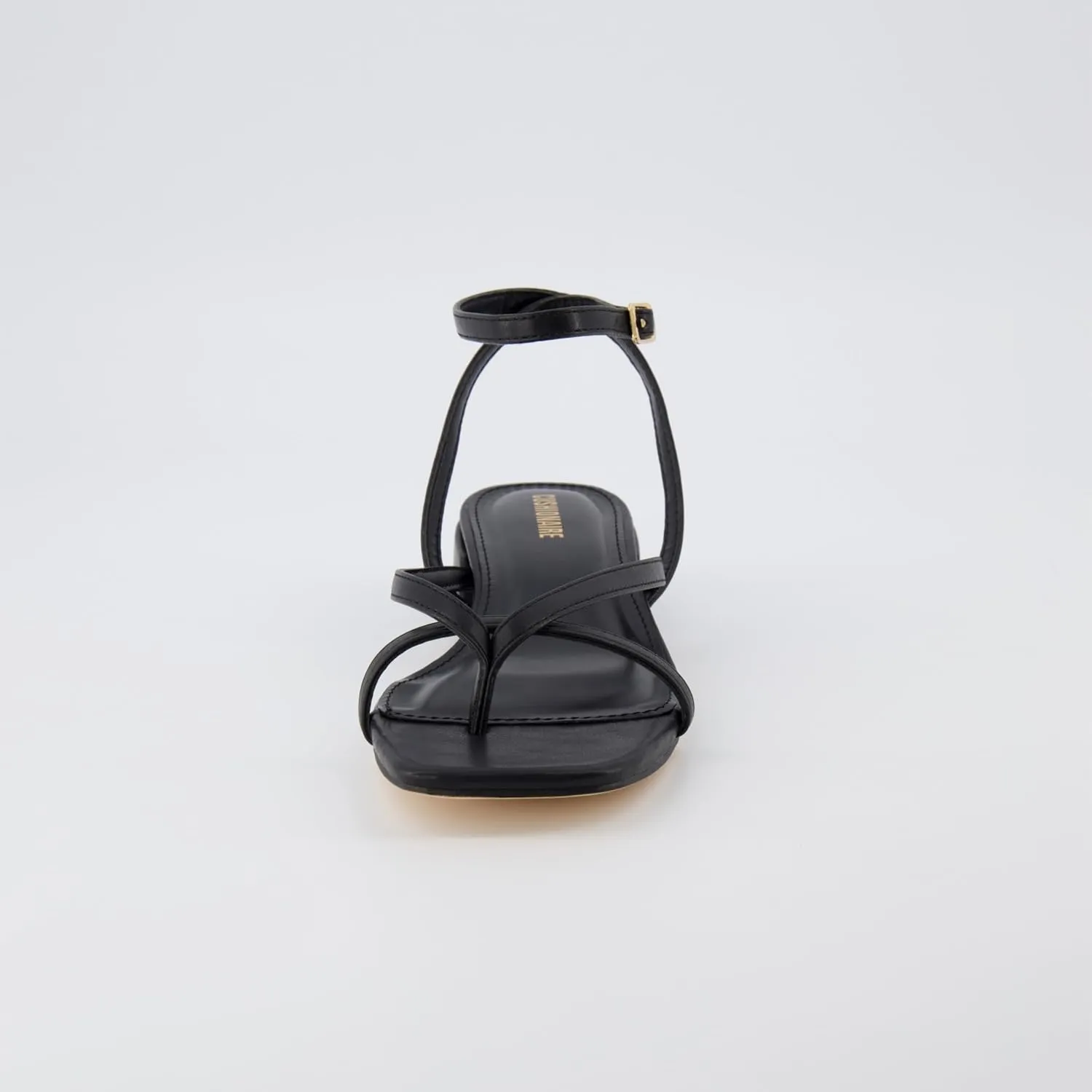 CUSHIONAIRE Women's Novella low block heel sandal  Memory Foam and Wide Widths Available