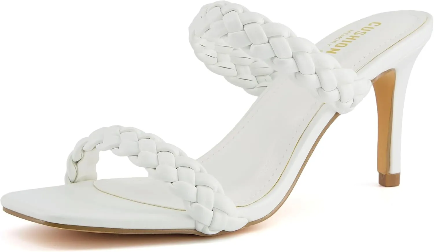 CUSHIONAIRE Women's Pippa braided dress sandals  Memory Foam, Wide Widths Available
