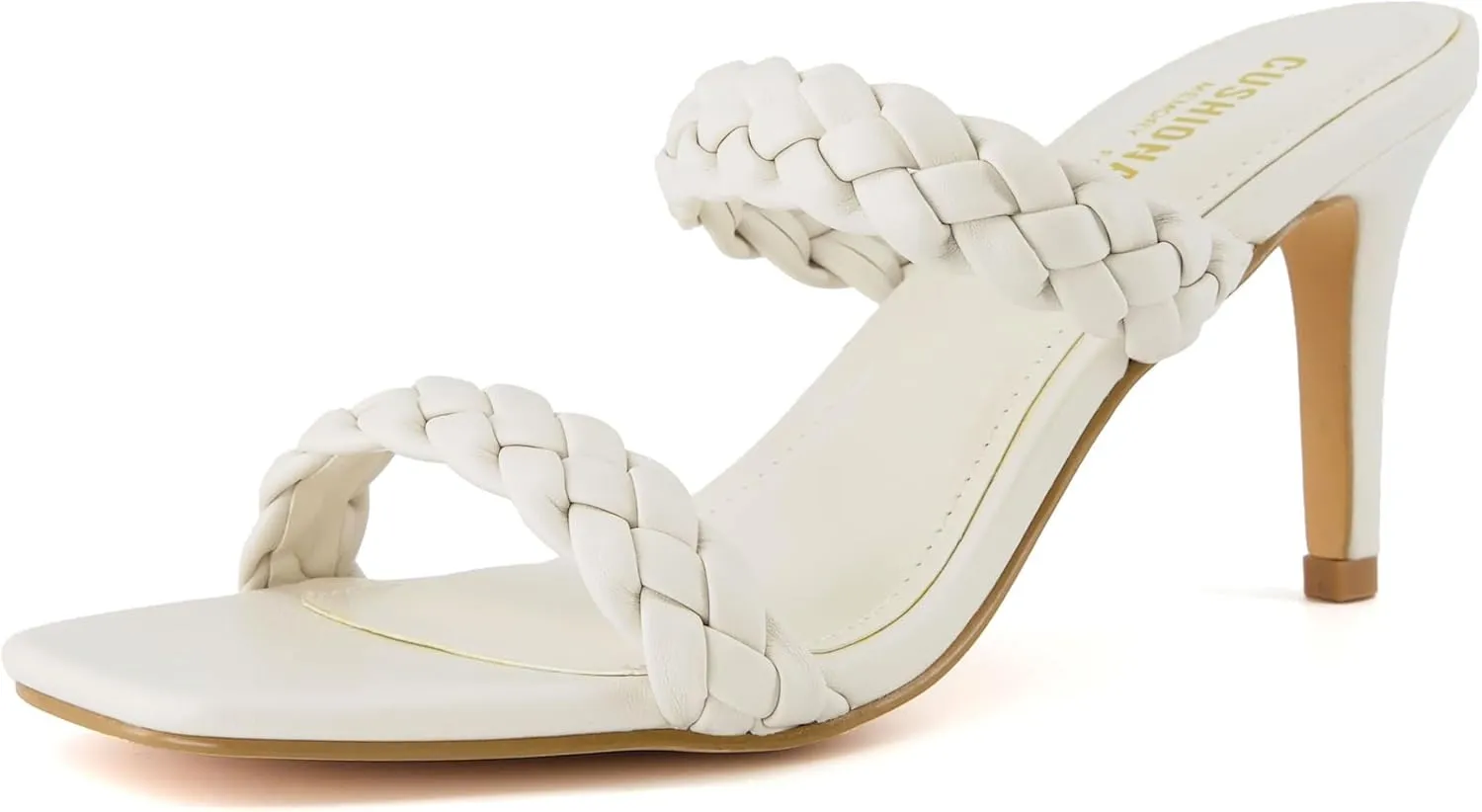 CUSHIONAIRE Women's Pippa braided dress sandals  Memory Foam, Wide Widths Available