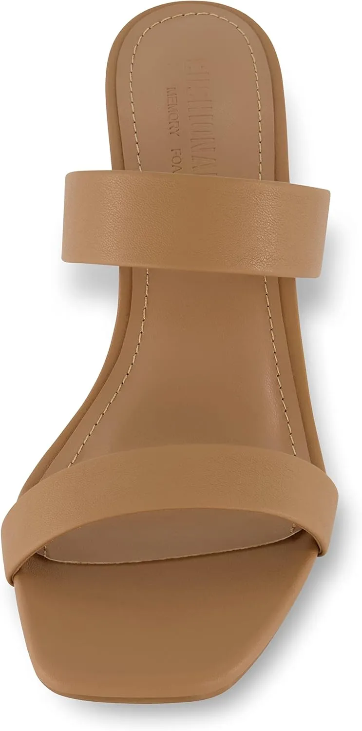 CUSHIONAIRE Women's Prize dress sandals  Memory Foam, Wide Widths Available