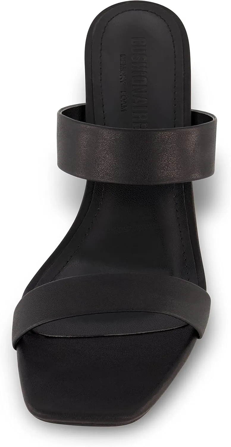 CUSHIONAIRE Women's Prize dress sandals  Memory Foam, Wide Widths Available