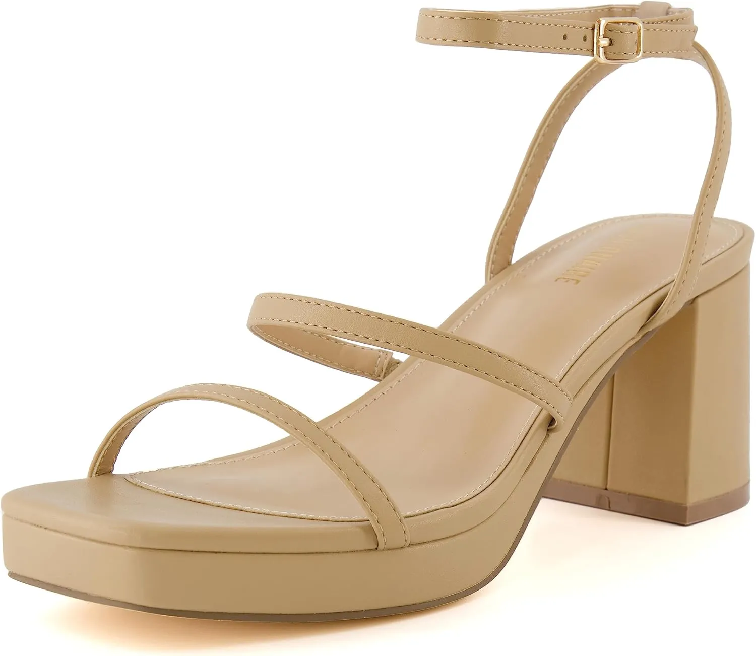 CUSHIONAIRE Women's Roma platform dress sandal  Memory Foam and Wide Widths Available