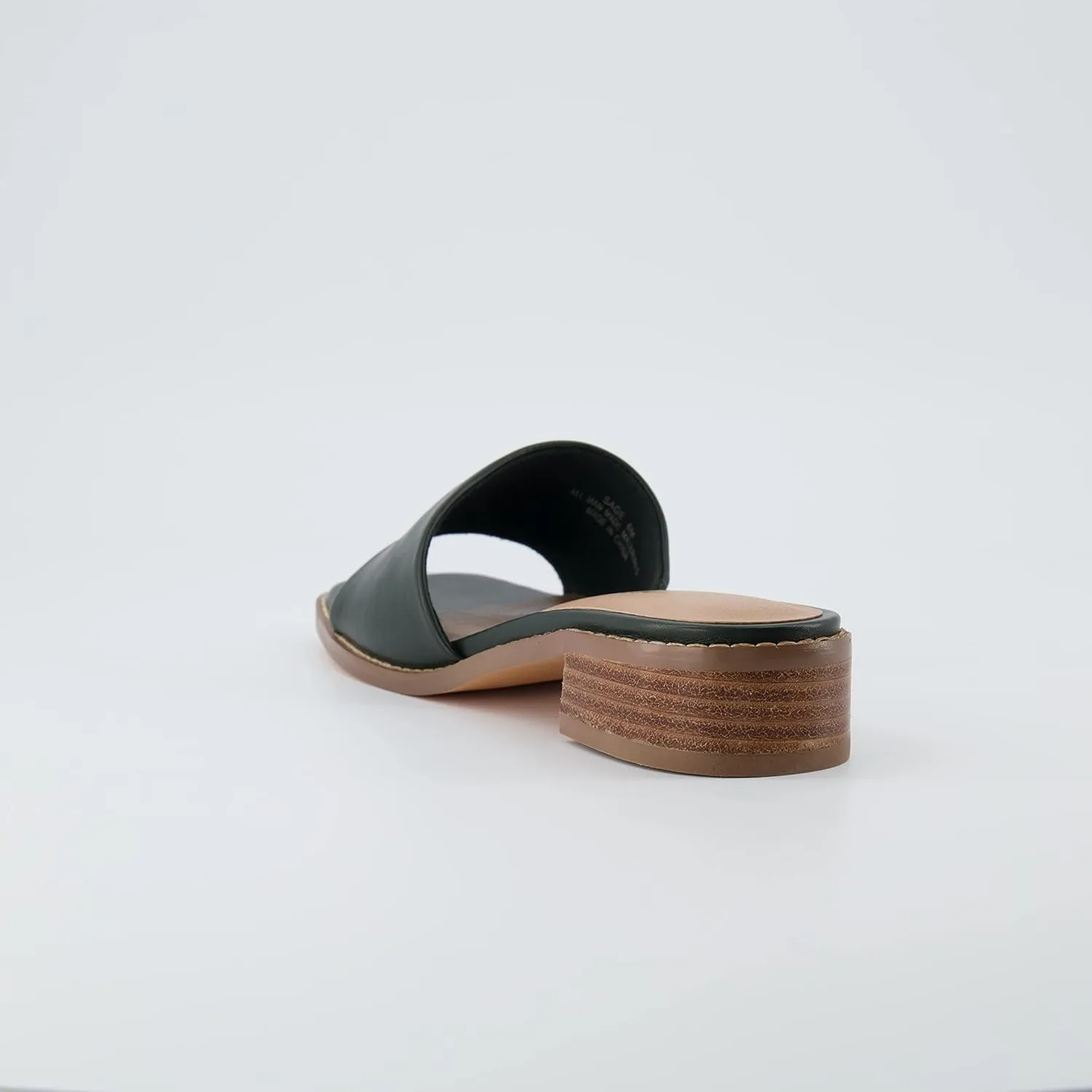 CUSHIONAIRE Women's Sage low block heel slide sandal  Memory Foam and Wide Widths Available