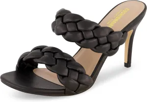 CUSHIONAIRE Women's Suzy braided dress sandal  Memory Foam, Wide Widths Available
