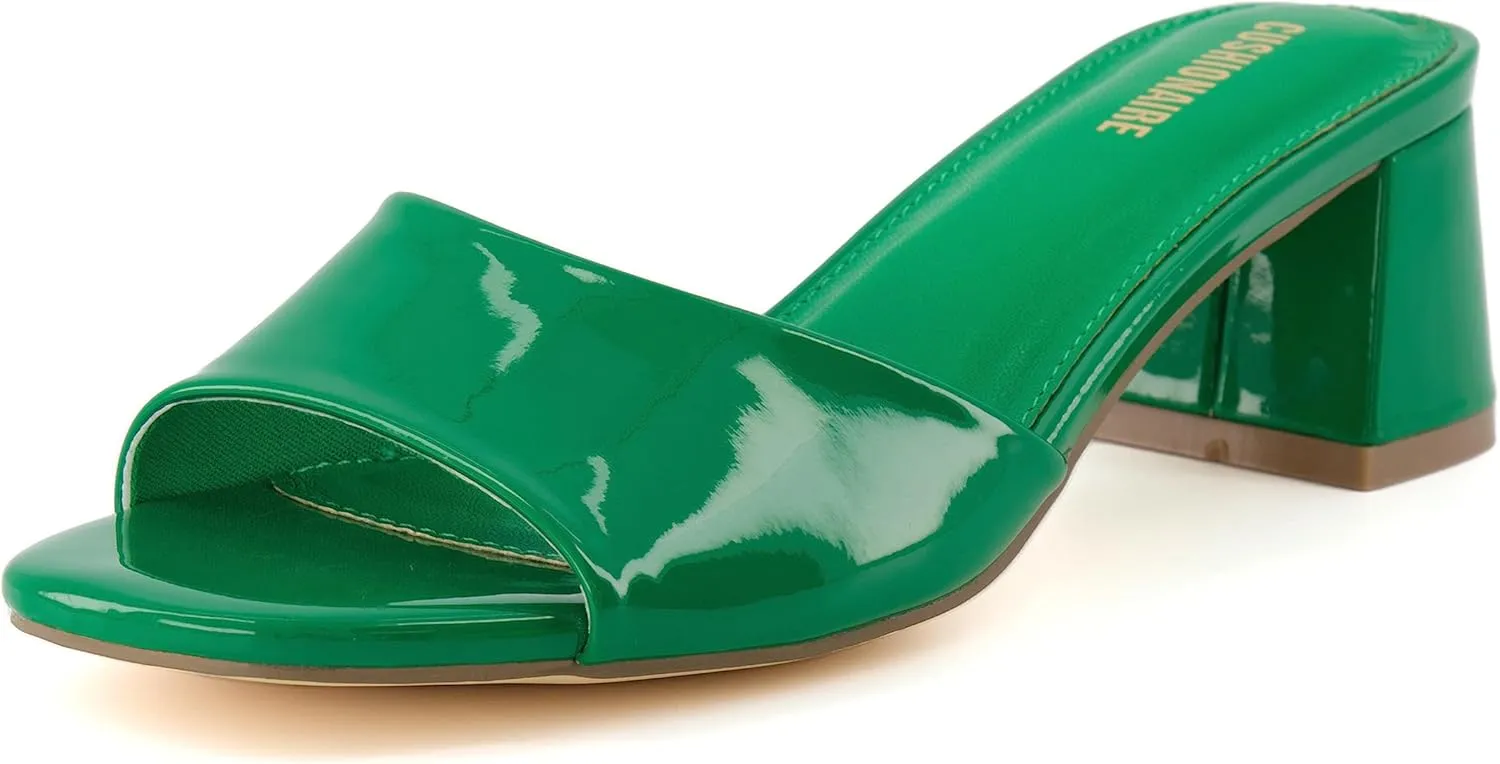 CUSHIONAIRE Women's Taboo one band dress sandal with  Memory Foam and Wide Widths Available