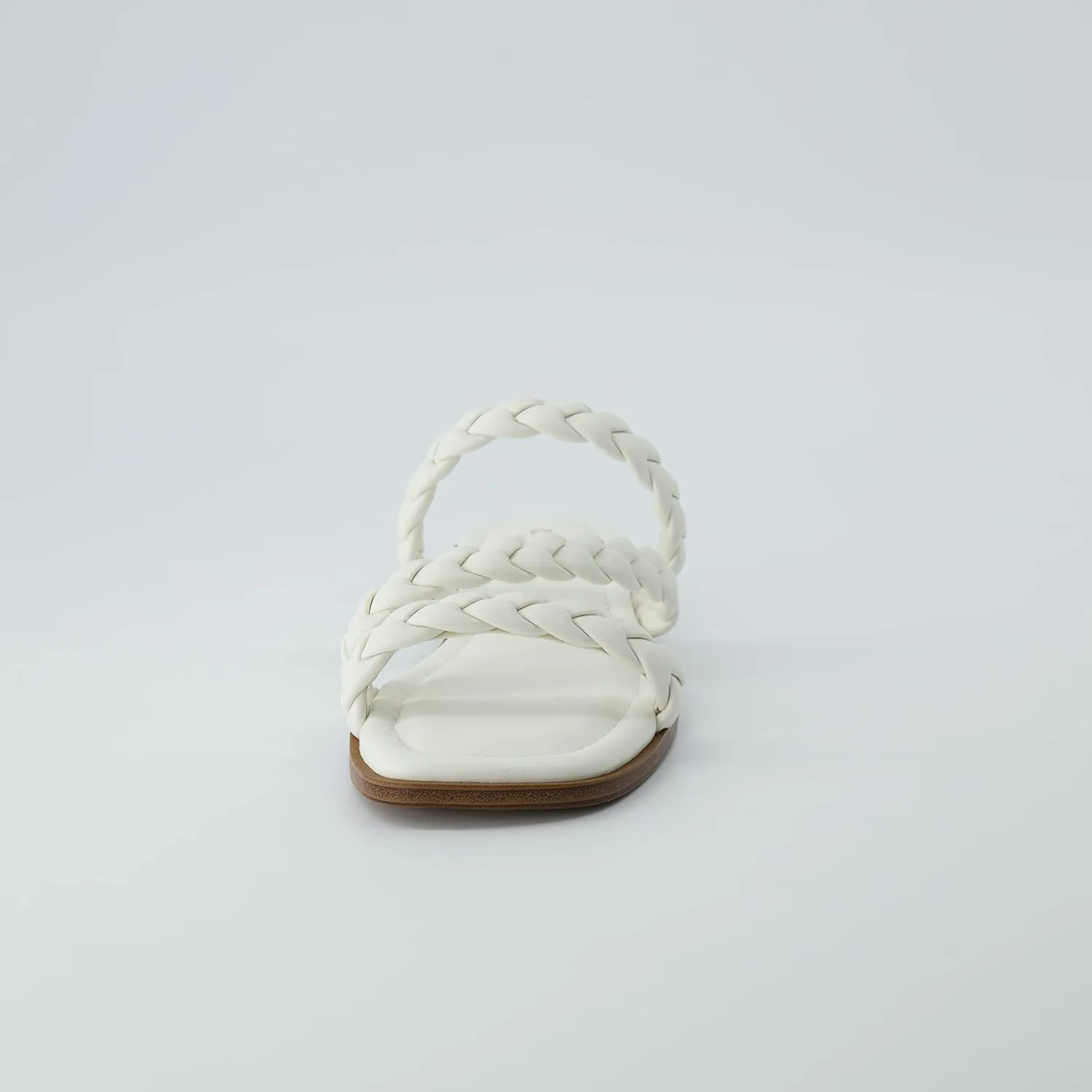 CUSHIONAIRE Women's Venice braided slide sandal  Memory Foam, Wide Widths Available