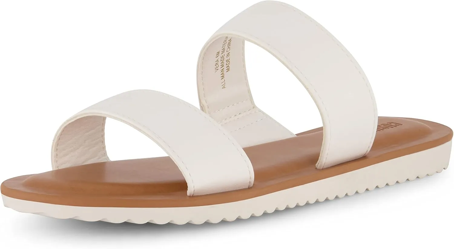 CUSHIONAIRE Women's Vera slide sandal  Memory Foam and Wide Widths Available